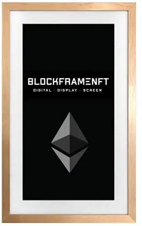 قاب کریپتو NFT BlockFrame. اعتبار تصویر: BlockFrame NFT/Amazon.